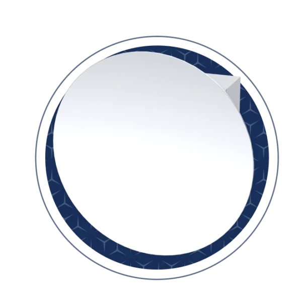 Zara 500 Round Mirror Cabinet